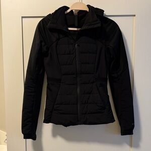 Lululemon “Down For It All” Black Quilted Jacket